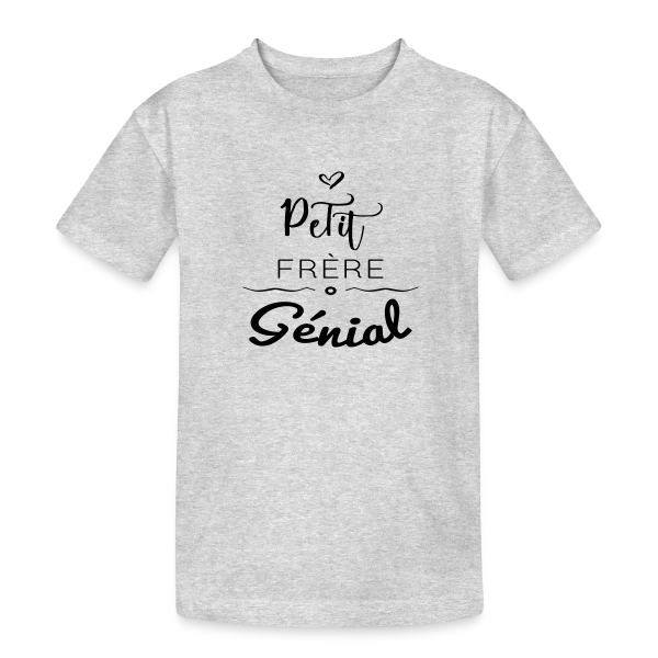 Petit Frère Génial sur T-shirt coton épais ado