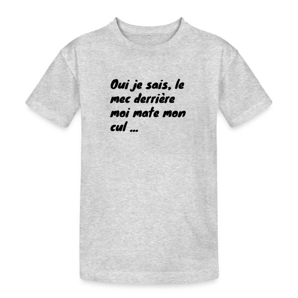 Regard Indiscret sur T-shirt coton épais ado