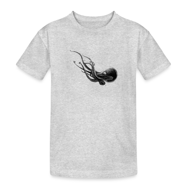 Octopoulpe sur T-shirt coton épais ado