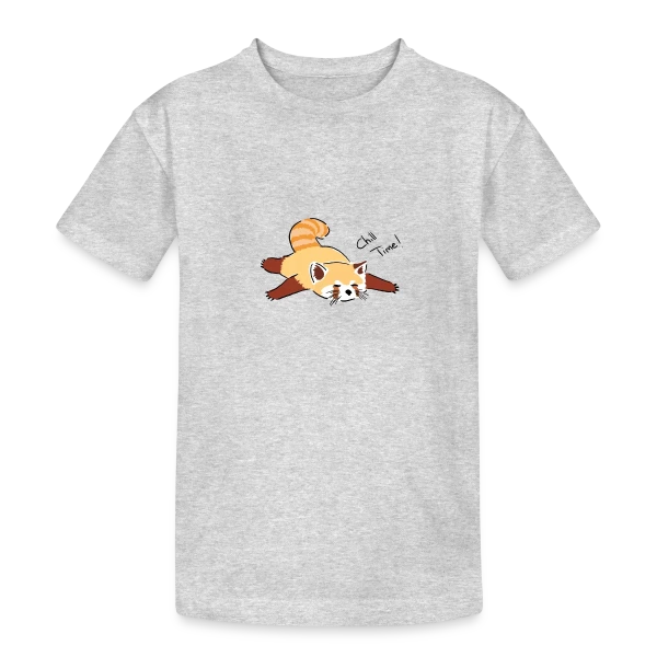 Panda Roux Détente sur T-shirt coton épais ado