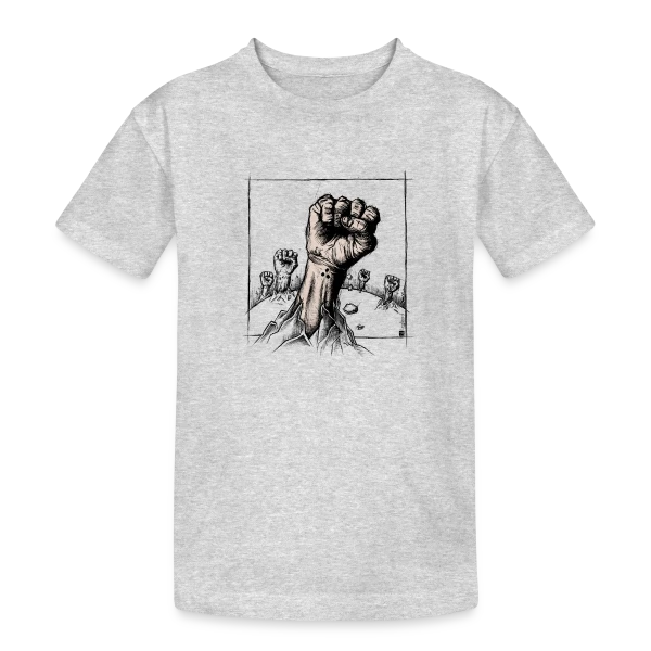 Punk's Not Dead : Mort-Vivant Rebelle sur T-shirt coton épais ado