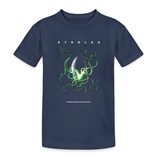 Cthulhu: Le 8ème Tentacule sur T-shirt coton épais ado