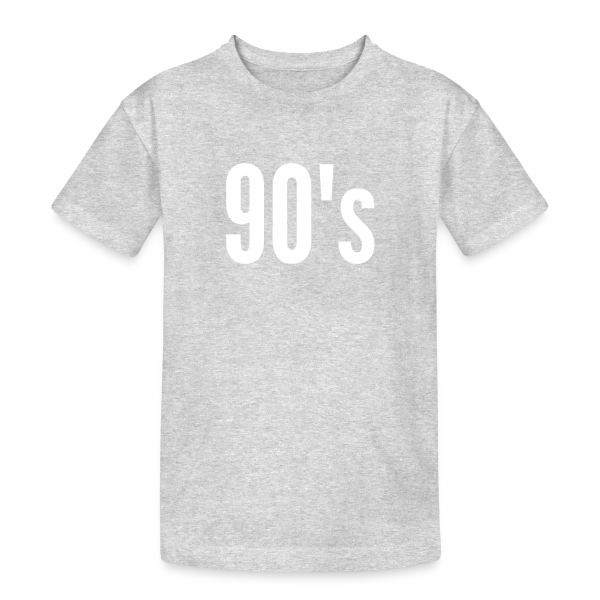 Esprit Années 90 Minimaliste sur T-shirt coton épais ado