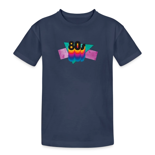 Esprit Années 80 Rétro sur T-shirt coton épais ado