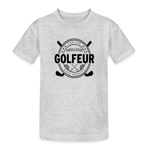 Le Super Golfeur - Cadeau Idéal Passion Golf sur T-shirt coton épais ado
