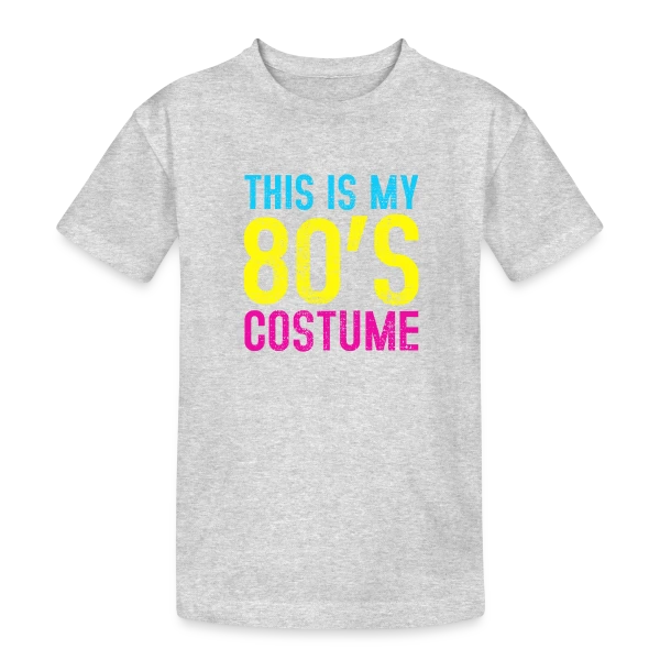 Mon Costume Années 80 sur T-shirt coton épais ado