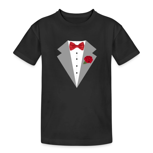 Mariage - Futur Marié ou Mariée sur T-shirt coton épais ado