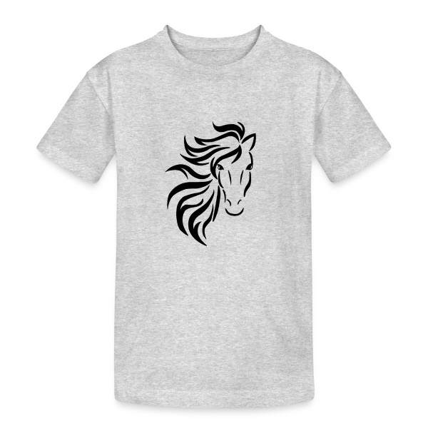 Tête de Cheval Tribal sur T-shirt coton épais ado