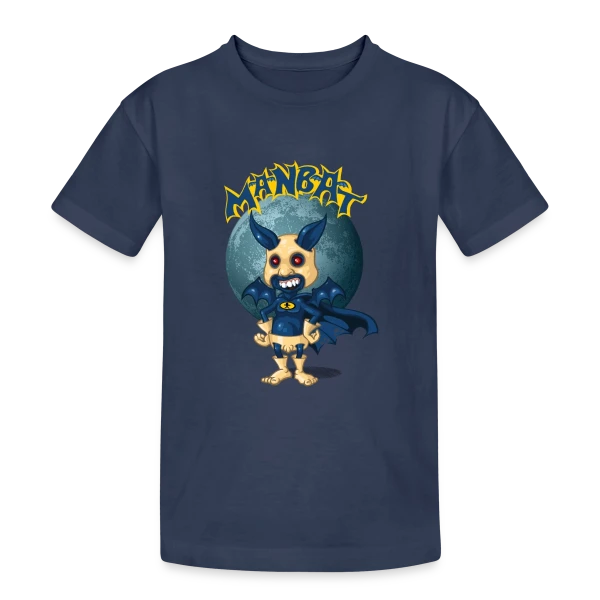 Man-Bat - Le Super Héros Volant sur T-shirt coton épais ado