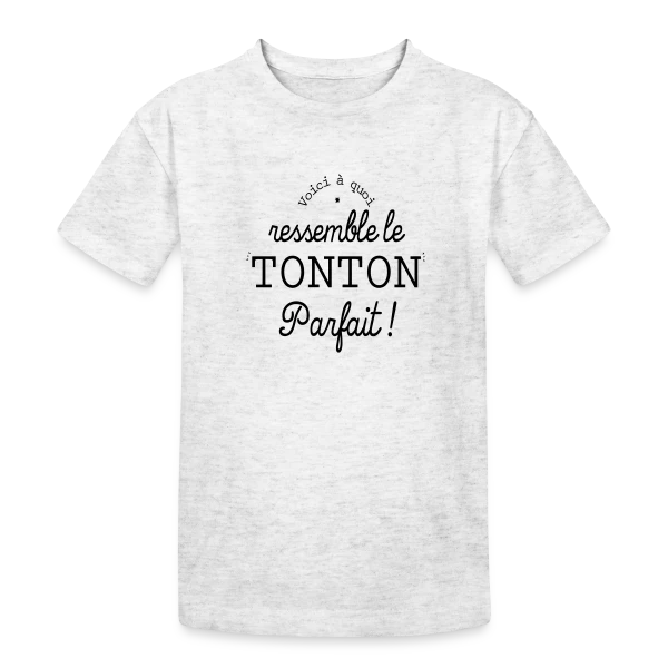 Tonton Parfait Rétro - L'Élégance Vintage sur T-shirt coton épais ado