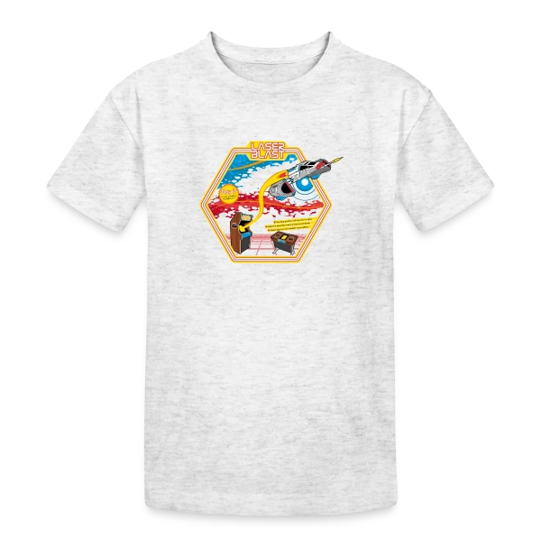 Explosion Laser : Design Lumineux sur T-shirt coton épais ado