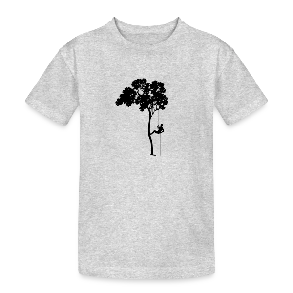 Passion Grimpeur d'Arbre & Abseil sur T-shirt coton épais ado
