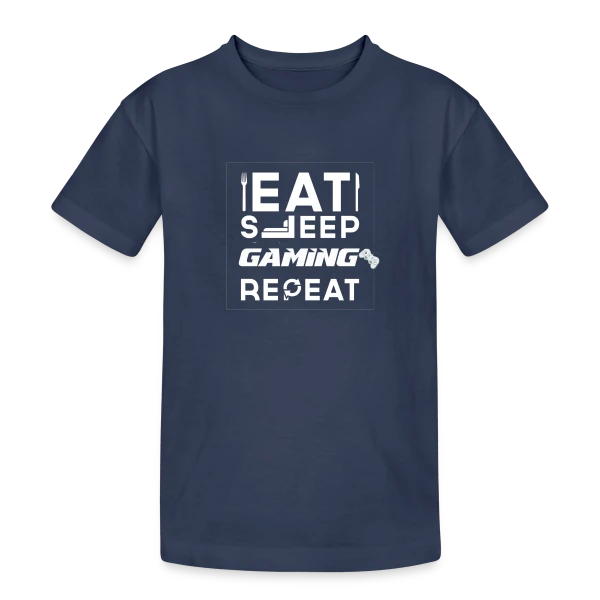 Esprit Gaming : L'Essentiel du Joueur sur T-shirt coton épais ado