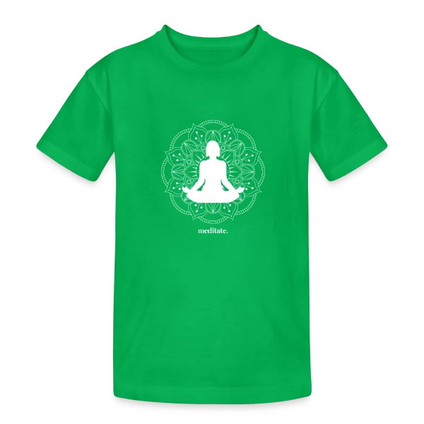 Yoga: Harmonie Corps & Esprit sur T-shirt coton épais ado