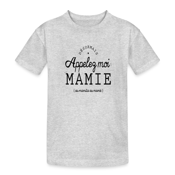 Moi, Nouvelle Mamie ! sur T-shirt coton épais ado