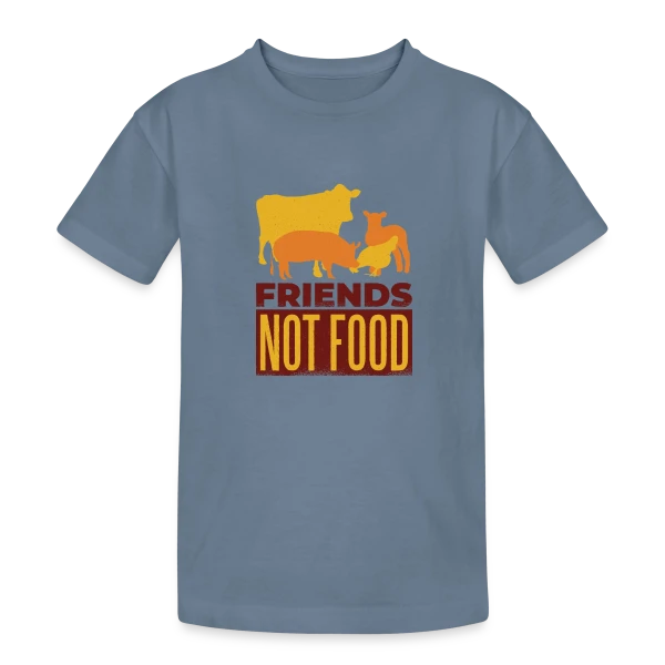 Amis des Animaux sur T-shirt coton épais ado