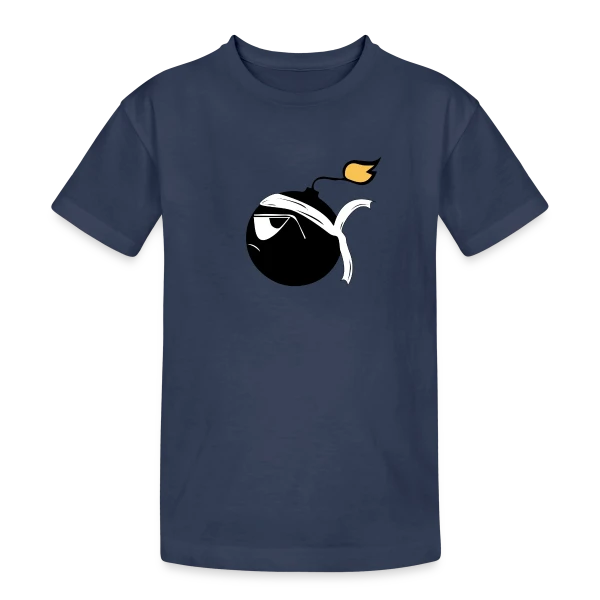 Bombe Corse Rebelle sur T-shirt coton épais ado