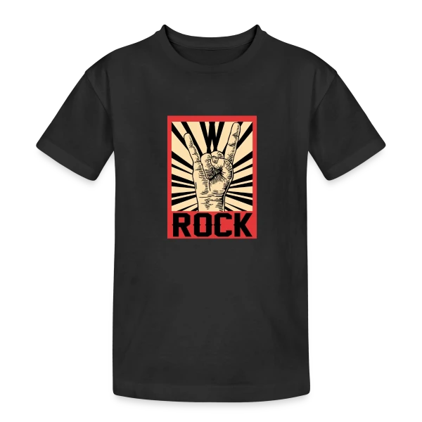 Simplement Rock sur T-shirt coton épais ado