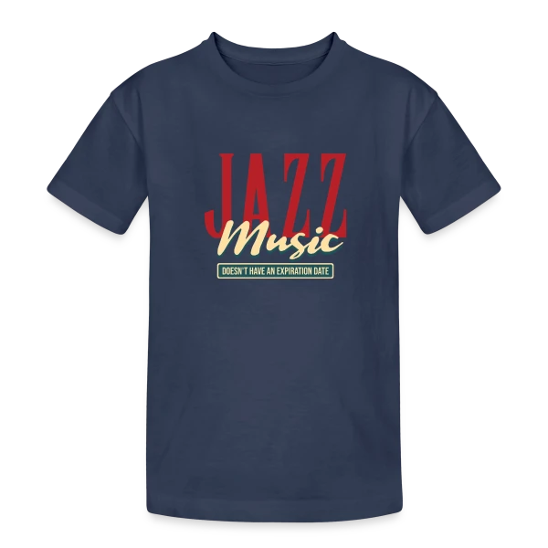 Classique "Jazz" sur T-shirt coton épais ado