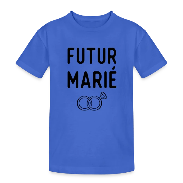 Futur Marié EVG : L'Avant-Mariage Festif ! sur T-shirt coton épais ado