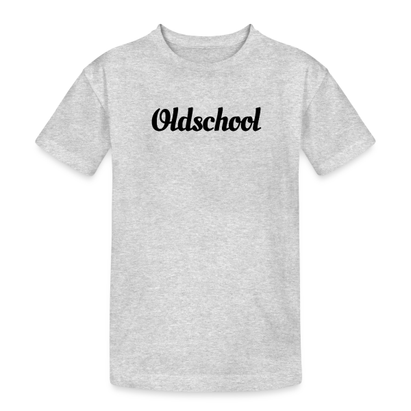 Typographie "Oldschool" Rétro sur T-shirt coton épais ado