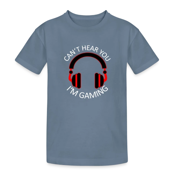 L'Esprit du Gamer sur T-shirt coton épais ado