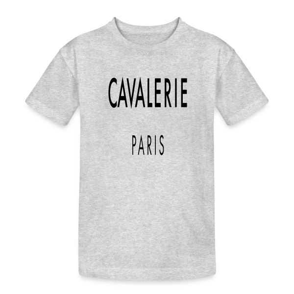 Cavalerie Paris Élégance sur T-shirt coton épais ado