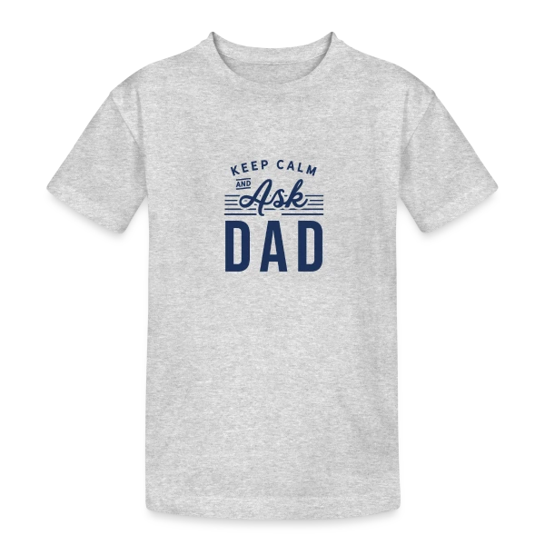Design Original Fête des Pères - Pour l'Amour de Papa sur T-shirt coton épais ado