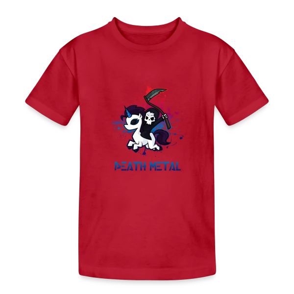 Fan de Death Metal sur T-shirt coton épais ado