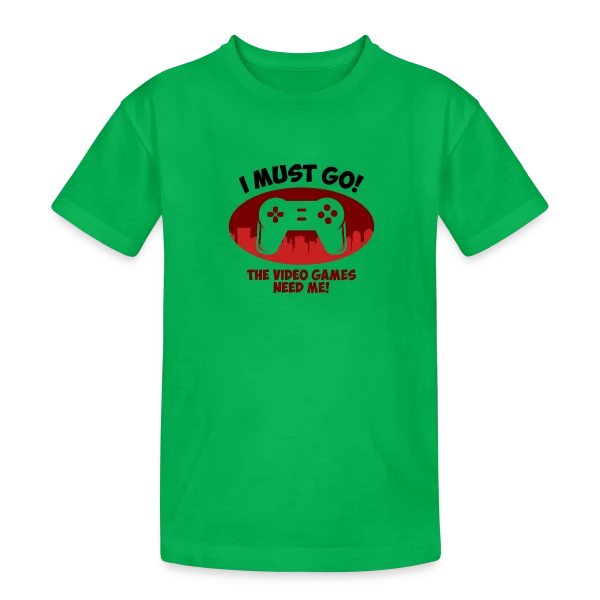 Totalement Gaming ! sur T-shirt coton épais ado