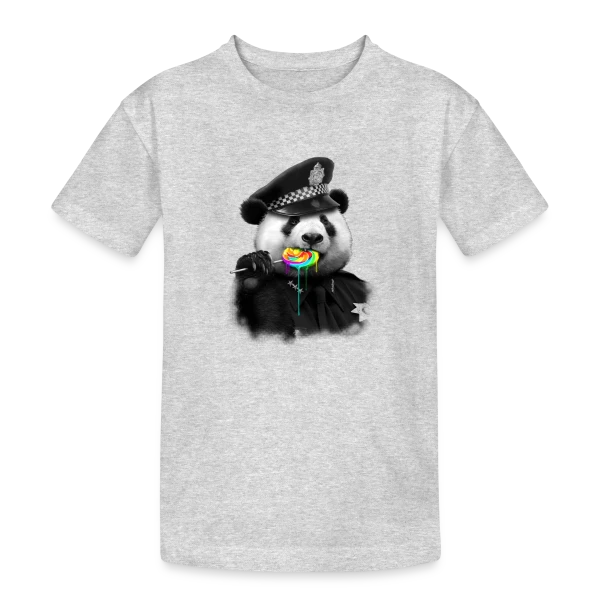 Panda Gourmand : Sucette Addict sur T-shirt coton épais ado
