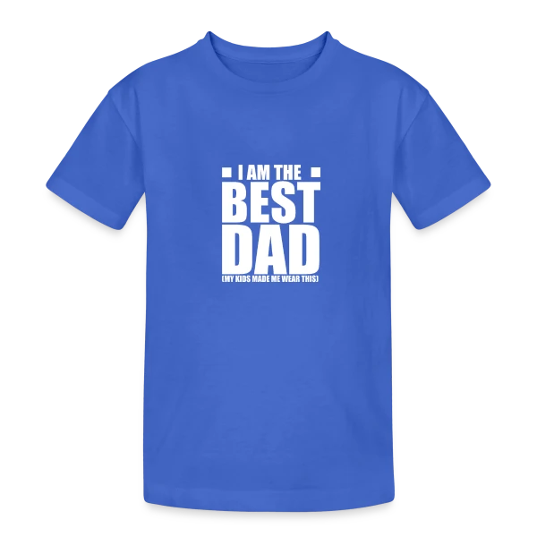 Super Papa - Cadeau Fête des Pères Original et Tendance sur T-shirt coton épais ado