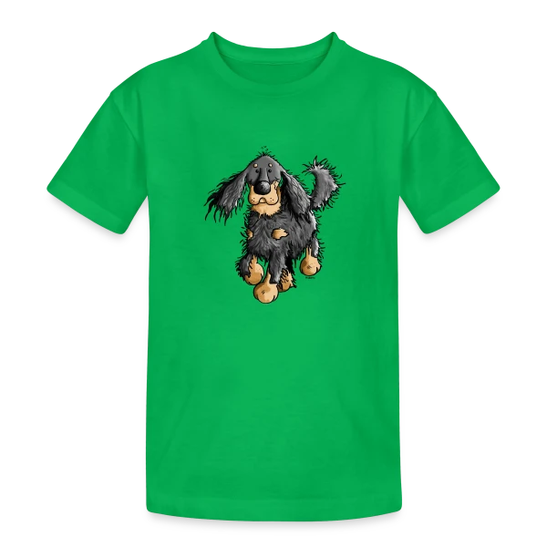 L'Agile Setter Gordon sur T-shirt coton épais ado
