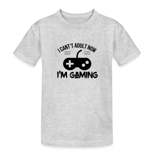 Passion Gaming sur T-shirt coton épais ado