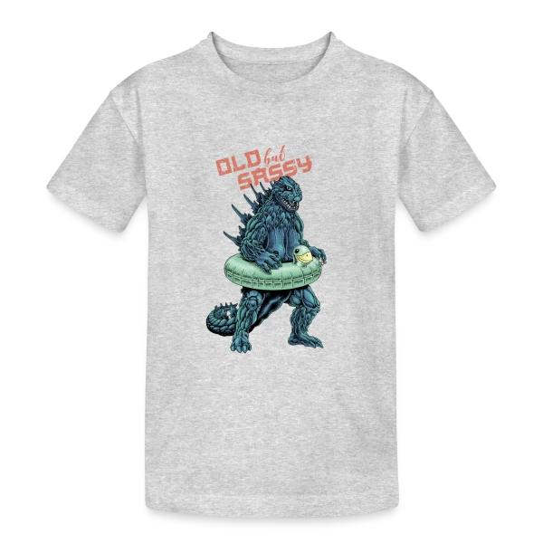 Vieux mais Culotté : Le Monstre Plouf ! sur T-shirt coton épais ado