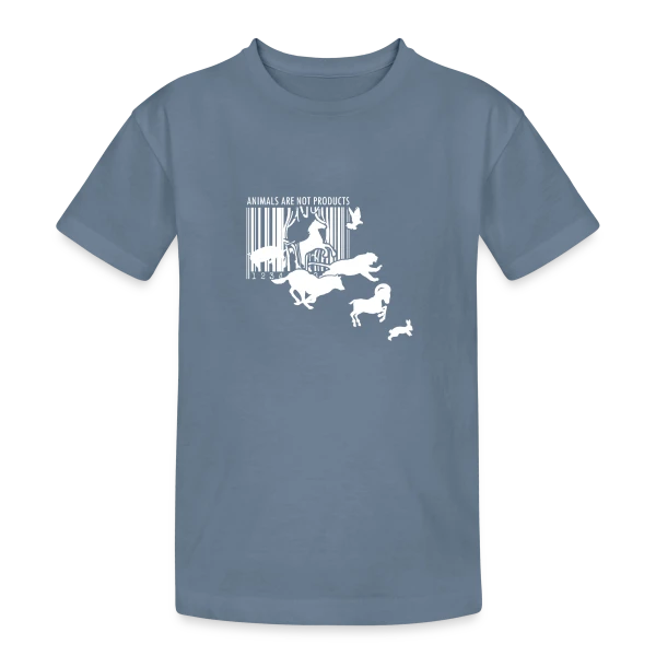 Véganisme et Droits Animaux sur T-shirt coton épais ado