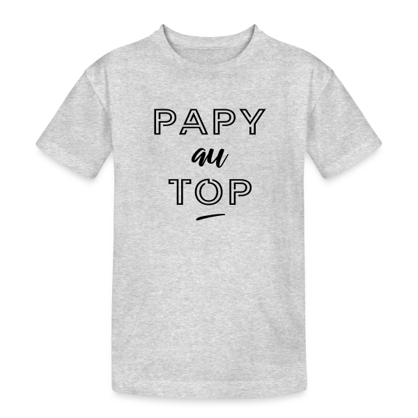 Super Papy sur T-shirt coton épais ado