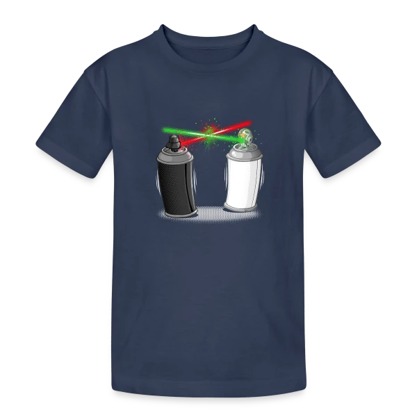 Graffiti Urbain sur T-shirt coton épais ado