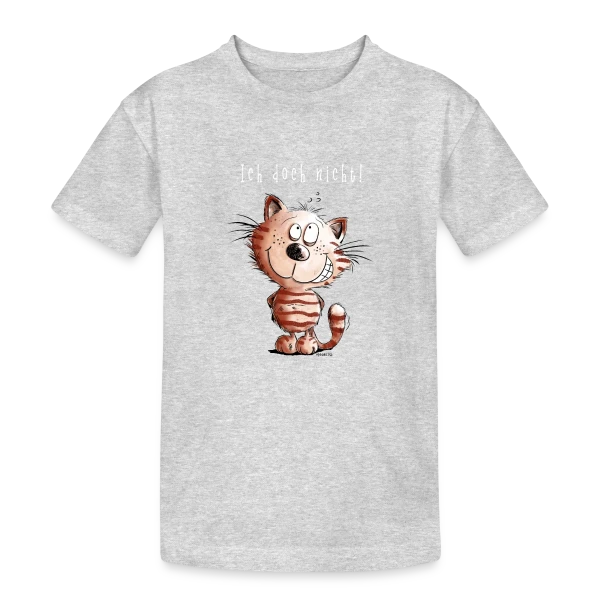 Pas moi, la chatte coquine - T-shirt humour félin sur T-shirt coton épais ado