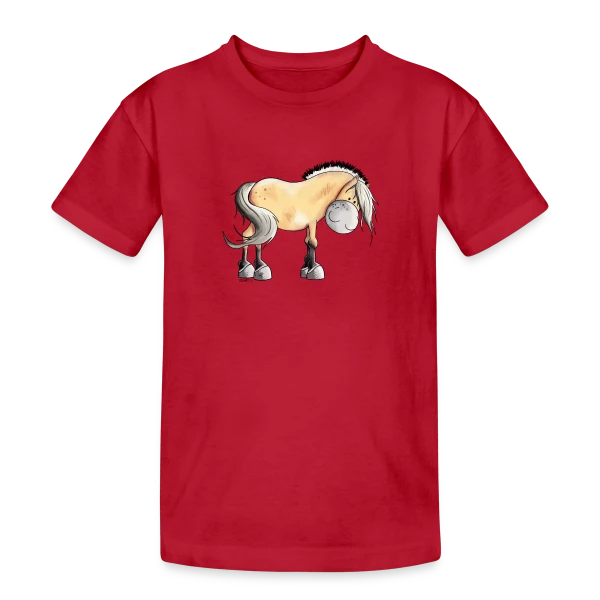 Mon Drôle de Chat Norvégien sur T-shirt coton épais ado