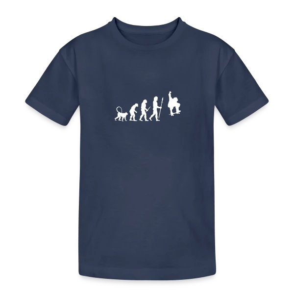 Évolution du Skater sur T-shirt coton épais ado