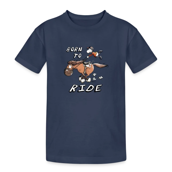 Né Pour Rouler sur T-shirt coton épais ado