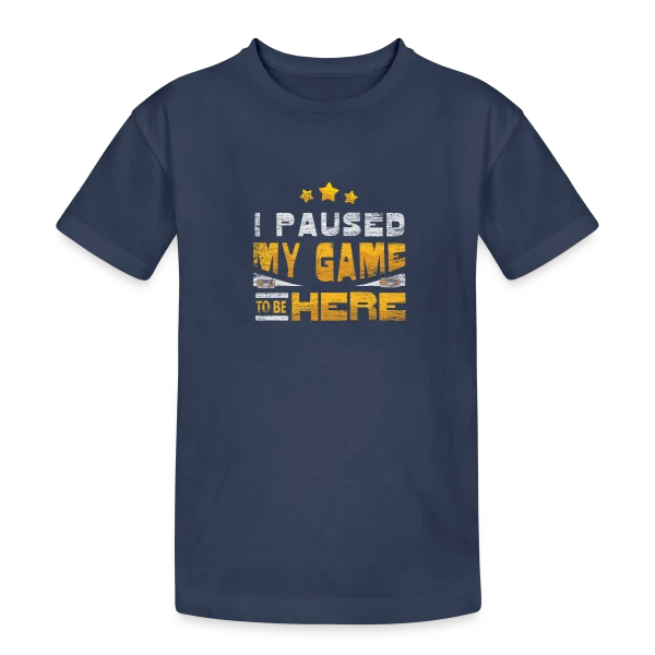 100% Gaming sur T-shirt coton épais ado