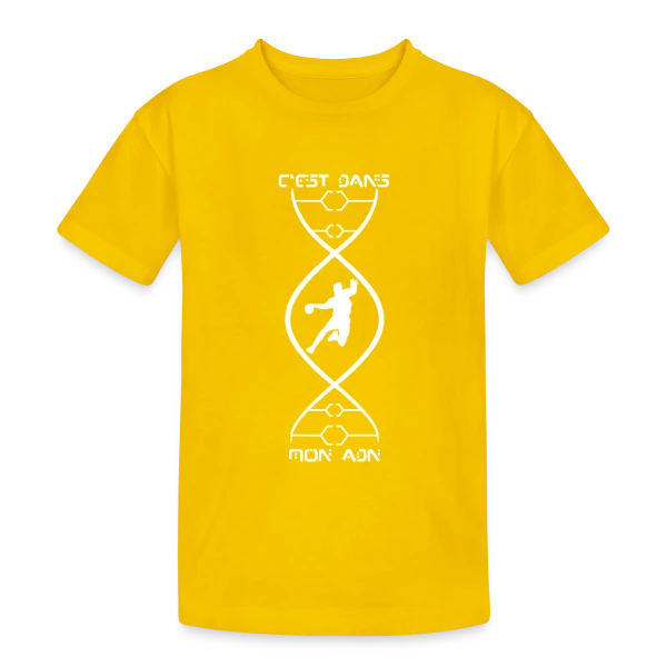 ADN Handball Homme - Fierté Sportive sur T-shirt coton épais ado