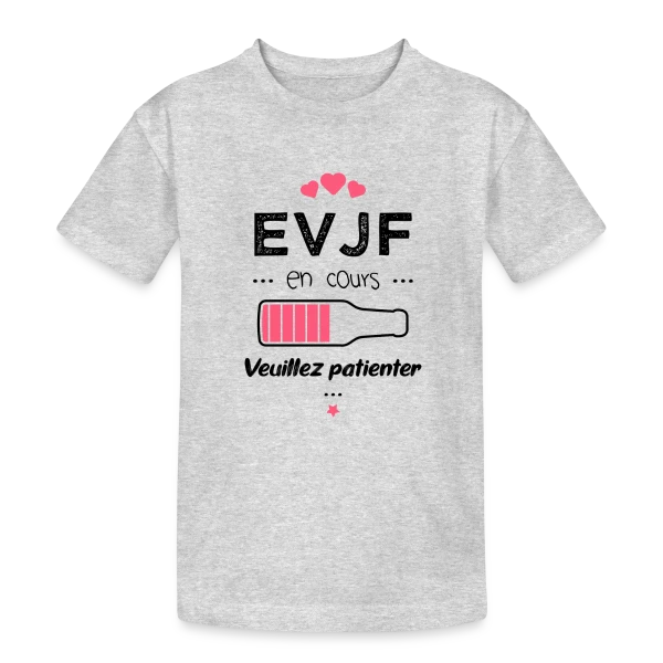 EVJF en Folie ! sur T-shirt coton épais ado