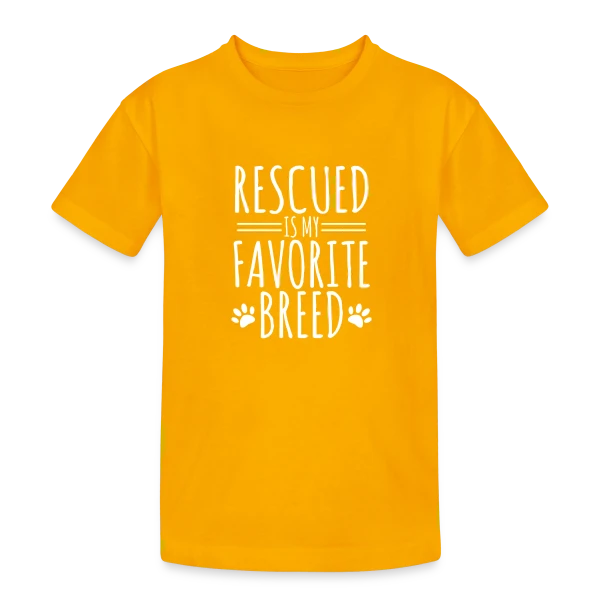 Adopté Mon Préféré sur T-shirt coton épais ado