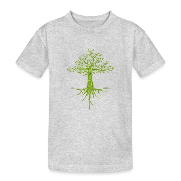 Arbre de Vie Stylisé sur T-shirt coton épais ado