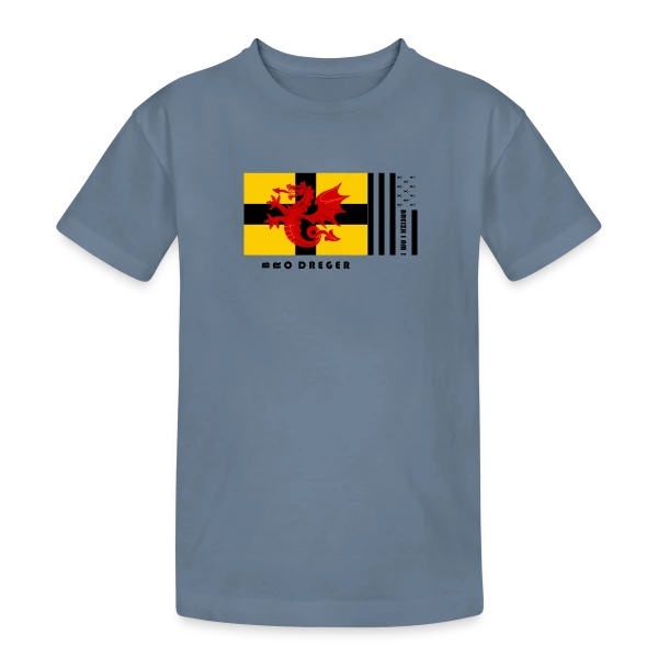 Blason Pays du Trégor sur T-shirt coton épais ado