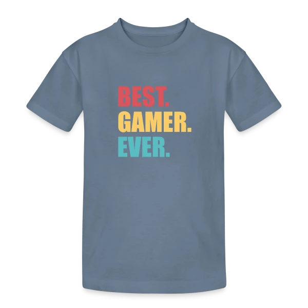 Esprit Gaming sur T-shirt coton épais ado