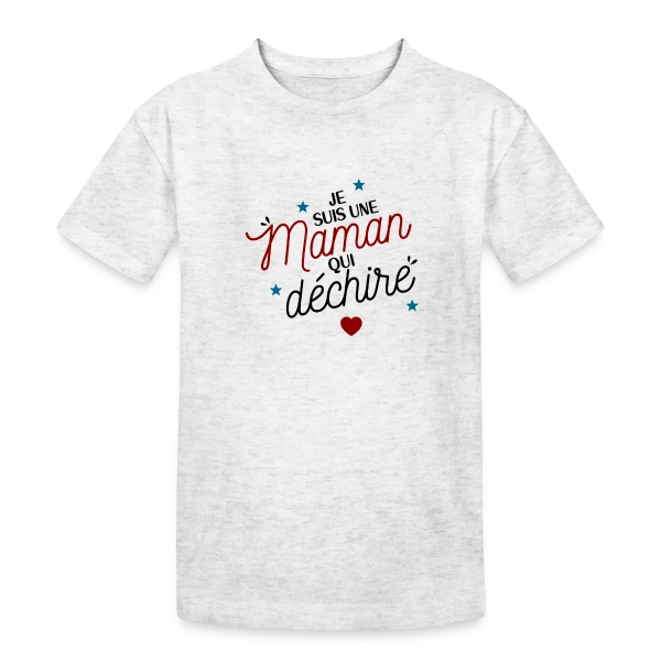 Maman qui déchire sur T-shirt coton épais ado